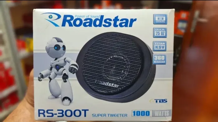Kit tweeter roadstar rs-300t novo