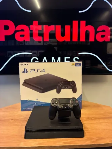 PS4 SLIM VERSAO 500GB COM BRINDES + 60 JOGOS DIGITAIS + GARANTIA LOJA !!!