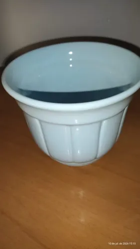 Vaso decorativo Azul Cerâmica Porto Ferreira SP