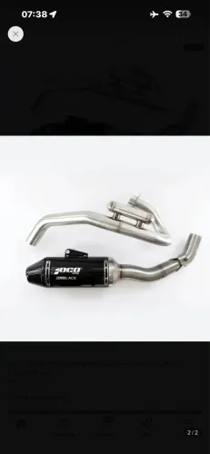 Escapamento Foco Racing All black XR Tornado 250 XRE 300
