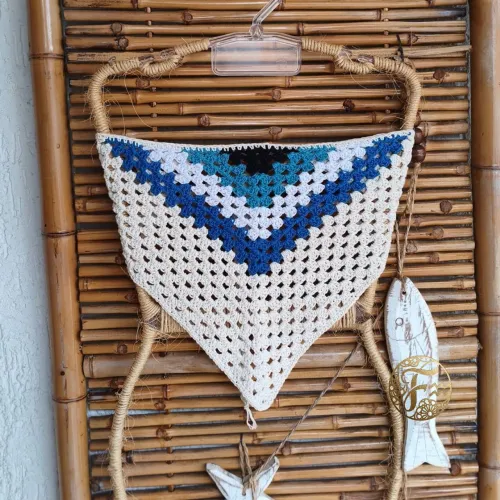 Cropped/Bandana Crochê Versátil