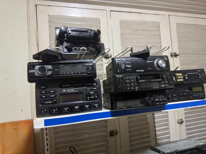 Rádio toca fita e Cd