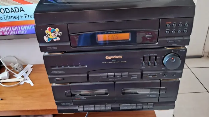 APARELHO DE SOM GRADIENTE - 3 EM 1 LER DESCRIÇÃO TODA