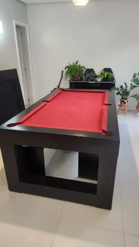 PARA LEVAR! Mesa de Bilhar / Jantar com tampo