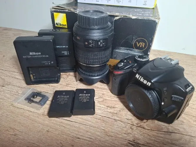 Câmera fotográfica Nikon D3200 completa
