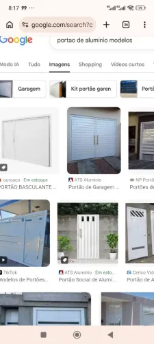Portão de alumínio/roldanas 