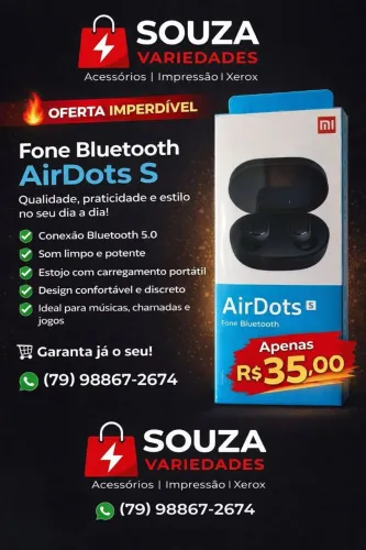 Fone sem fio 