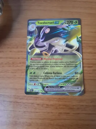 Carta Pokémon Toedscruel Ex