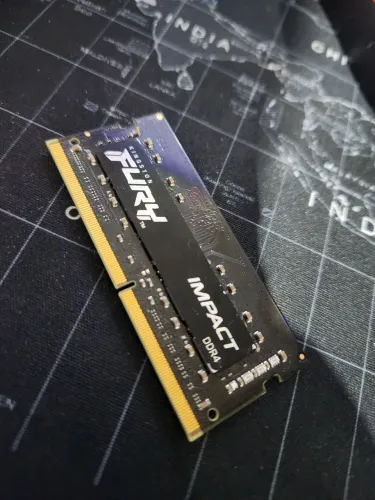 Memora ram DDR4 notebook 8gb kingston fury