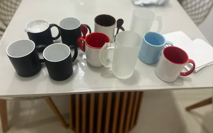 Xícara e caneca chop para sublimação 