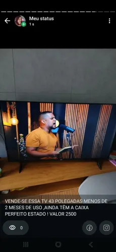 VENDE-SE UMA TV DE 43 POLEGADAS