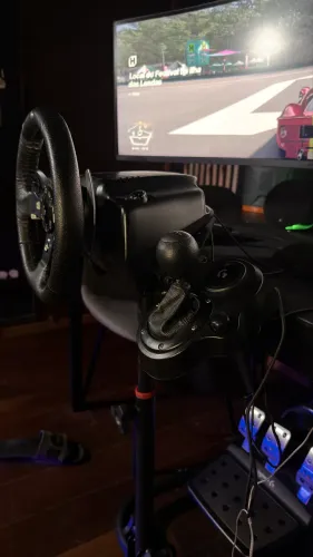 Volante Logitech g920 + Suporte + Marcha + Trava Roda