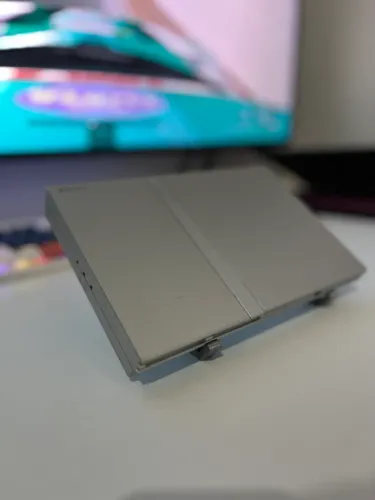 PlayStation 2 Slim PRATA - Completo