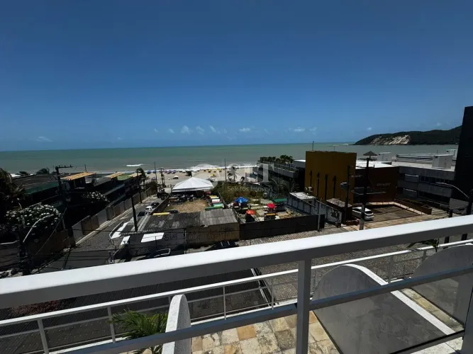 Aluguel em Ponta Negra: apartamento de 1 quarto, vista para o mar com piscina e espaço gou