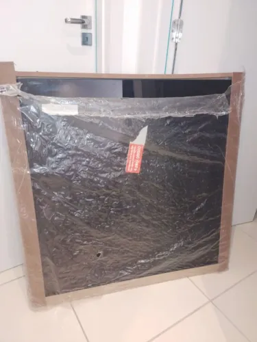 Tampo de mesa de jantar Ype cor preto 90x90 (Novo)