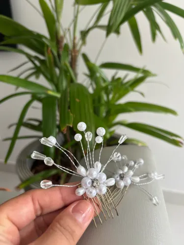 Arranjo para cabelo de Noiva 