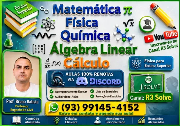 Professor de Exatas | Aulas Online