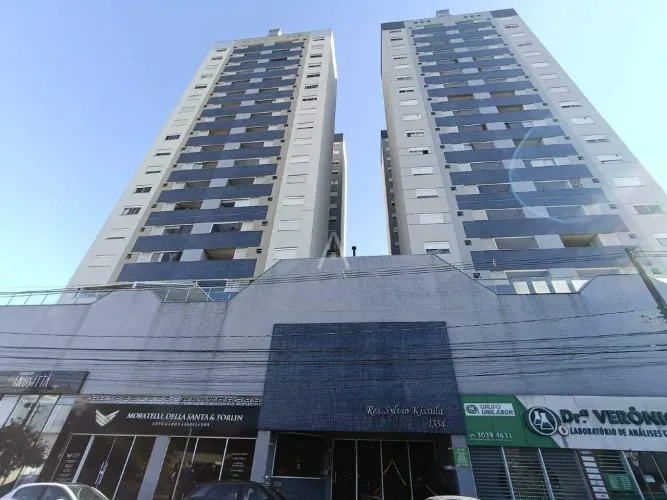 Apartamento semi mobiliado para locação no centro de Cascavel