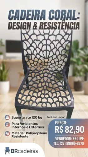 SUPER PROMOÇÃO CADEIRA CORAL