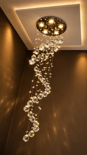 Lustre em cristal