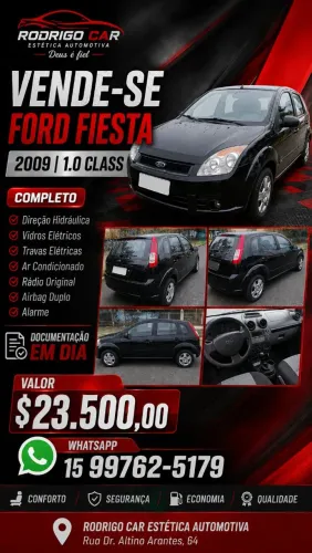 Ford Fiesta 1.0 8V Flex/class 1.0 8V Flex 5P 2009