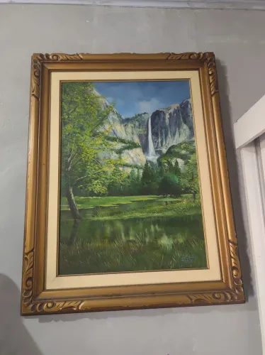 Quadro pintado a mão