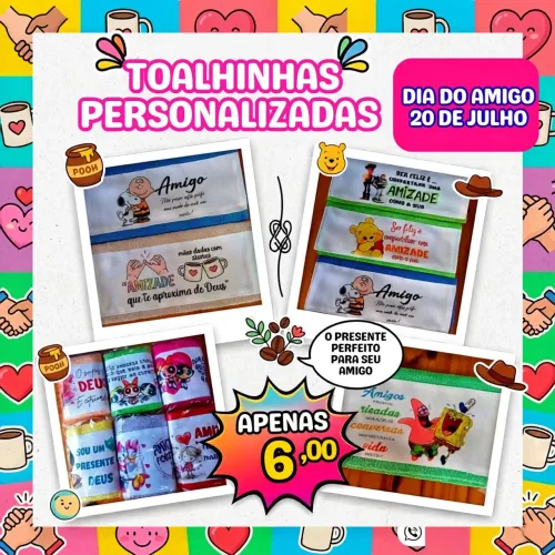 Toalhinhas Personalizadas