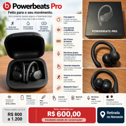 Fone de Ouvido PowerBeats Pro Apple