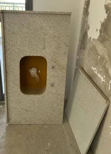 Pia Cozinha em Granito Itaúnas 185x65 + Cuba Inox Strake + Misturador Deca Aspen tudo novo