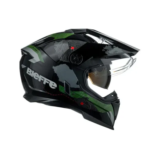 Capacete Bieffe B-Trail Frontier Verde / Preto