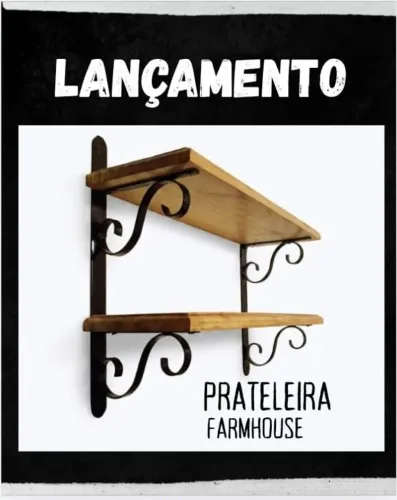 Prateleira dupla Farme house