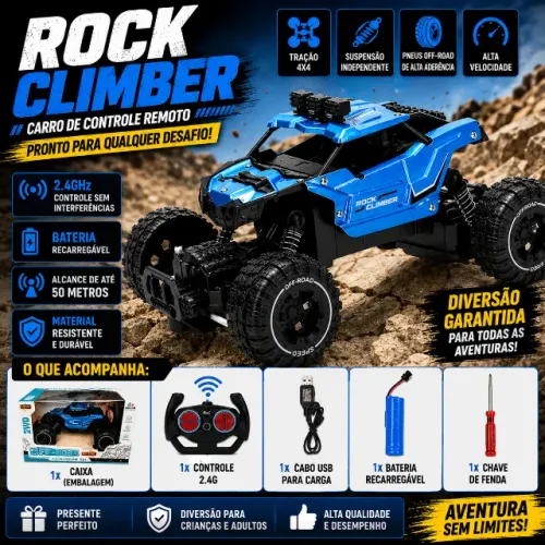 Carro de Controle Remoto Azul