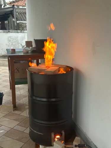 Forno a gás para cerâmica