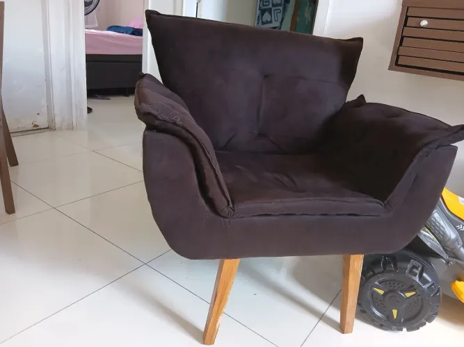 Poltrona chocolate nova tem conversa 