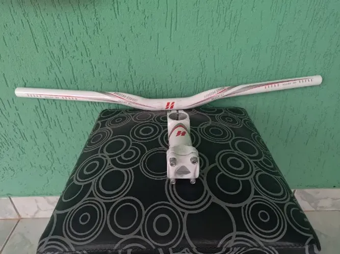 Kit Guidão + Mesinha High One Branco (Novo/Sem Uso) - Alumínio