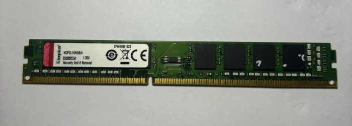 Memória RAM Kingston 4GB DDR3L 1600MHz PC3L-12800 1Rx8