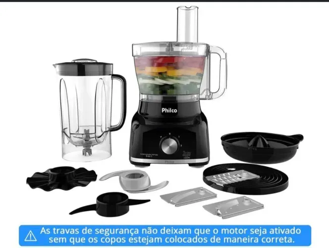 Multiprocessador Philco 9 em 1 Preto