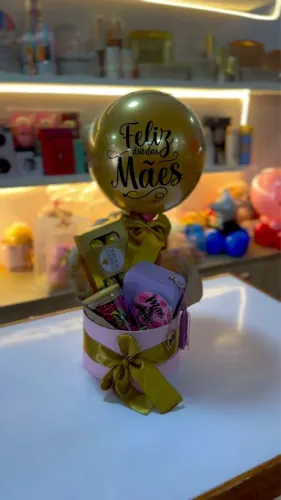 KIT DIA DAS MÃES COMPLETO CANECA FLORES ARRANJOS
