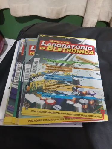 Megalote 18 Revistas Eletrônica Vintage - Cursos Clássicos Completos eletrônica 