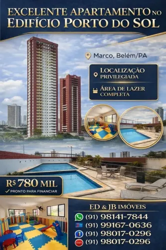 Porto do Sol, vendo excelente apto, 3/4 s/1 suíte, nascente
