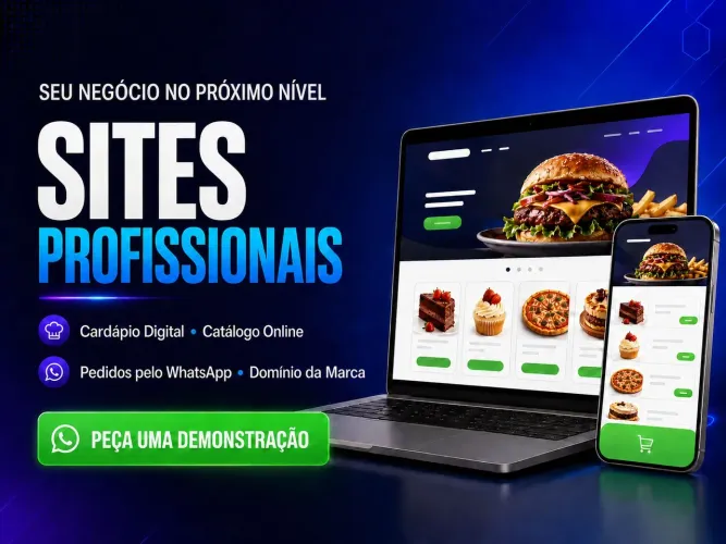 Criação de Sites Profissionais e Cardápios Digitais