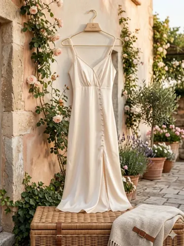 Vestido em cetim 