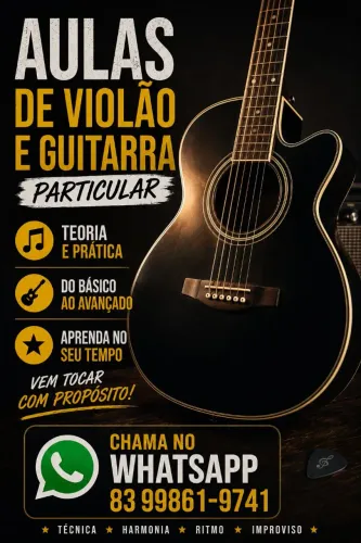 Aulas de violão e Guitarra Particular
