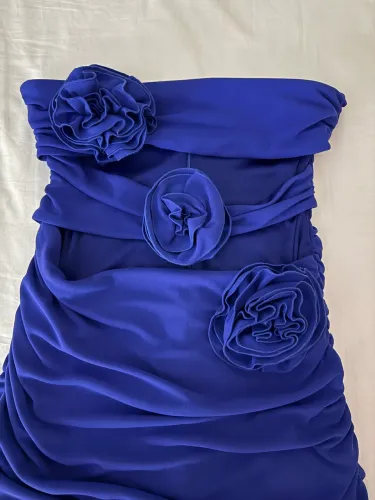 Vestido Zara azul royal 