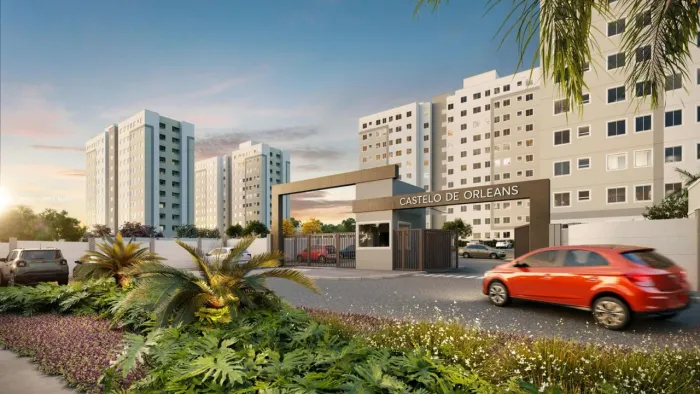 Apartamento para Venda em Campo Grande, Portal do Panamá, 2 dormitórios, 1 banheiro, 1 vag