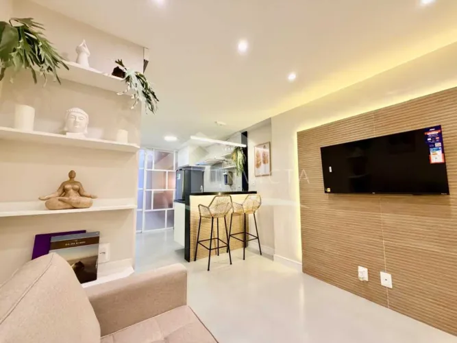 excelente apartamento mobiliado no centro