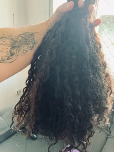 Vendo cabelo cacheado 307 g, 45/50 cm