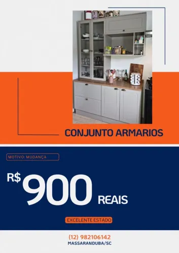 Conjunto Armários Cozinha
