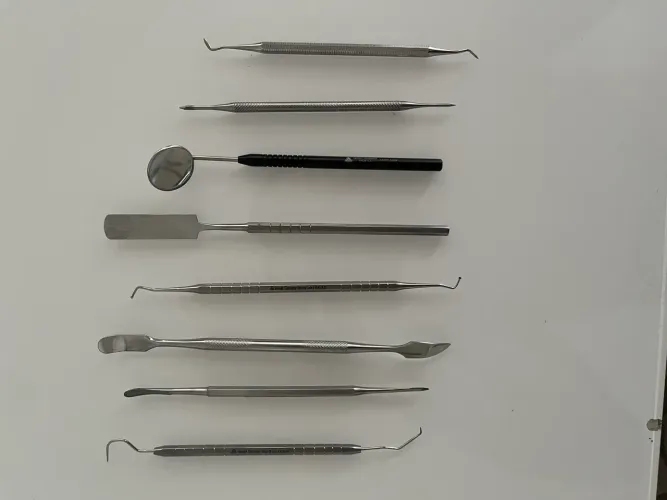 Vendo conjunto completo de instrumentais odontológicos de alta precisão