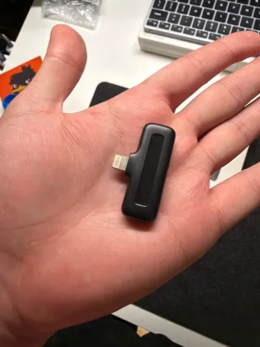 Microfone de Lapela Sem Fio Ulanzi J12 (Lightning) com Caixa
